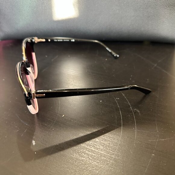 TED BAKER Two Tone Black & Pink Cat Eye Sunglasses main image 4